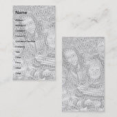 Carte De Visite Ajoutez votre propre photo (Devant / Derrière)
