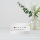 Carte De Visite Ajustement Arrière - plan Platine (Debout devant)