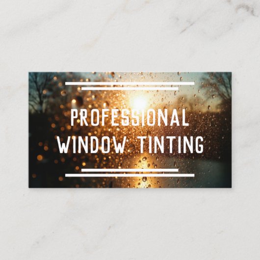 Carte De Visite Ajustement de fenêtre (Devant)