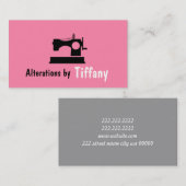 Carte De Visite Ajustements sur mesure Ajustement sur mesure Seams (Devant / Derrière)