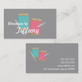 Carte De Visite Ajustements sur mesure Ajustement sur mesure Seams (Devant / Derrière)