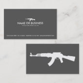 Carte De Visite ak47 simple (Devant / Derrière)