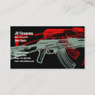 CARTE DE VISITE AK 47