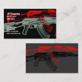 CARTE DE VISITE AK 47 (Devant / Derrière)