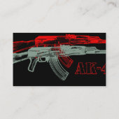 CARTE DE VISITE AK 47 (Dos)