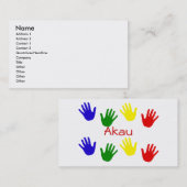 Carte De Visite Akau (Devant / Derrière)