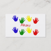 Carte De Visite Akau (Dos)