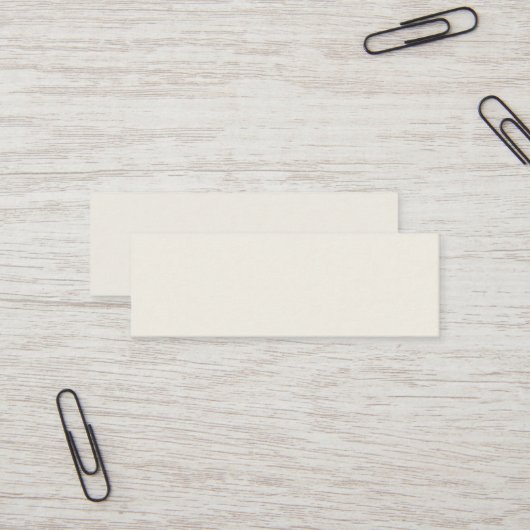 Carte de visite Alabaster Mini (Devant/Arrière en situation)