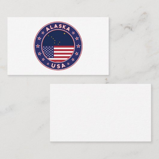 Carte De Visite Alaska (Devant / Derrière)