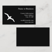 Carte De Visite Albatros blanc (Devant / Derrière)