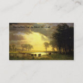 Carte De Visite Albert Bierstadt - Le sentier Buffalo (Dos)