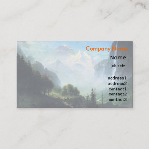 Carte De Visite Albert Bierstadt poussibbach cas near lauterbrunne