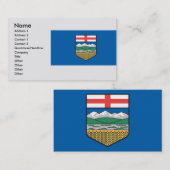 Carte De Visite Alberta, Canada (Devant / Derrière)