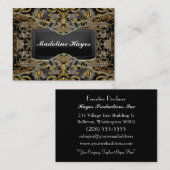 Carte De Visite Alboneit Baroque 2.5 Élégant Professionnel (Devant / Derrière)