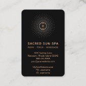 Carte De Visite *~* Alchimie Géométrie Sacrée Shaman Mandala (Dos)