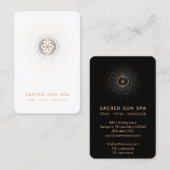 Carte De Visite *~* Alchimie Géométrie Sacrée Shaman Mandala (Devant / Derrière)