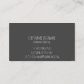 Carte De Visite Alexandrée Ampersand (Dos)