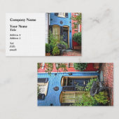 Carte De Visite Alexandria VA - Bâtiment Avec Feu (Devant / Derrière)