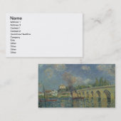 Carte De Visite Alfred Sisley | le pont (Devant / Derrière)