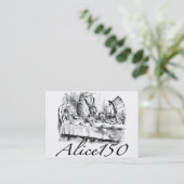 Carte De Visite Alice150 Alice dans anniversaire du pays des (Debout devant)