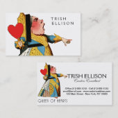 Carte De Visite Alice à Wonderland (Devant / Derrière)