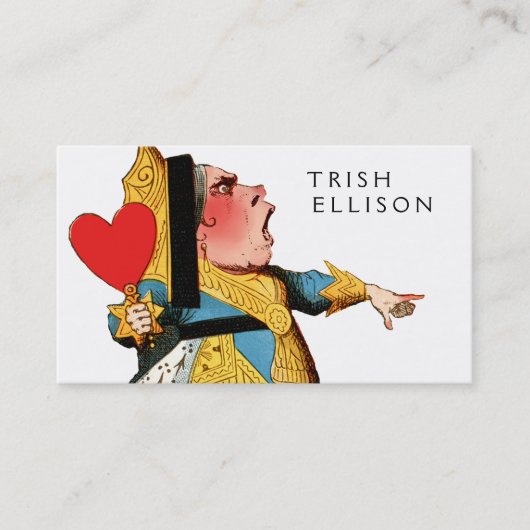 Carte De Visite Alice à Wonderland (Devant)