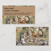 Carte De Visite Alice au pays des merveilles (Devant / Derrière)