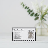 Carte De Visite Alice au pays des merveilles (Debout devant)