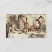 Carte de visite Alice Au Pays Des merveilles (Dos)