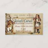 Carte de visite Alice Au Pays Des merveilles (Devant)