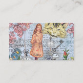 Carte De Visite Alice au pays des merveilles Classique Cheshire Ra (Dos)