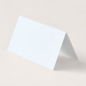 Carte De Visite Alice Blue Stylish Plain Simple Professional Class (Dos)