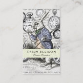 Carte De Visite Alice de lapin blanc au pays des merveilles (Devant)