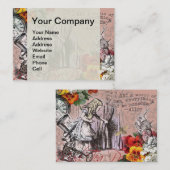 Carte De Visite Alice rideau absurde merveilleuse (Devant / Derrière)