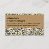 Carte De Visite Alice White Rabbit Classic Wonderland (Devant)