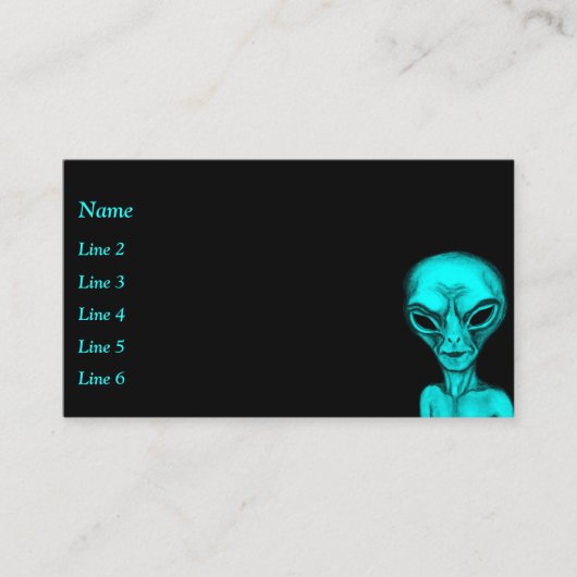 Carte De Visite Alien (Devant)