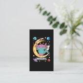 Carte De Visite Alien Axolotl Pastel Goth Space Crescent (Debout devant)