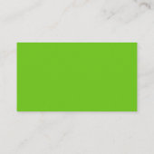Carte de visite Alien Green (Dos)