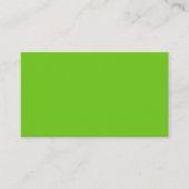 Carte de visite Alien Green (Devant)