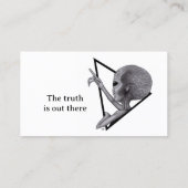 Carte De Visite Alien gris, la vérité est là (Dos)