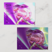 Carte De Visite ALIEN NEREIDE /NYMPH D'EAU, ROSE SEASHELL Sci-Fi (Devant / Derrière)