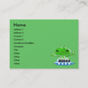 Carte De Visite Aliens Huggs