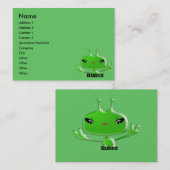 Carte De Visite Aliens Huggs (Devant / Derrière)