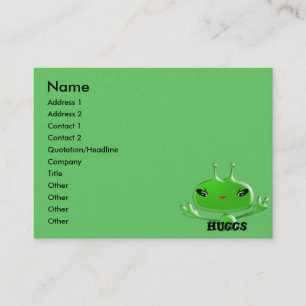 Carte De Visite Aliens Huggs