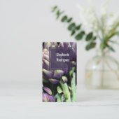 Carte de visite alimentaire coloré moderne (Debout devant)