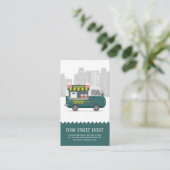 Carte De Visite Alimentation camion rue popcorn snack (Debout devant)