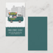Carte De Visite Alimentation camion rue popcorn snack (Devant / Derrière)