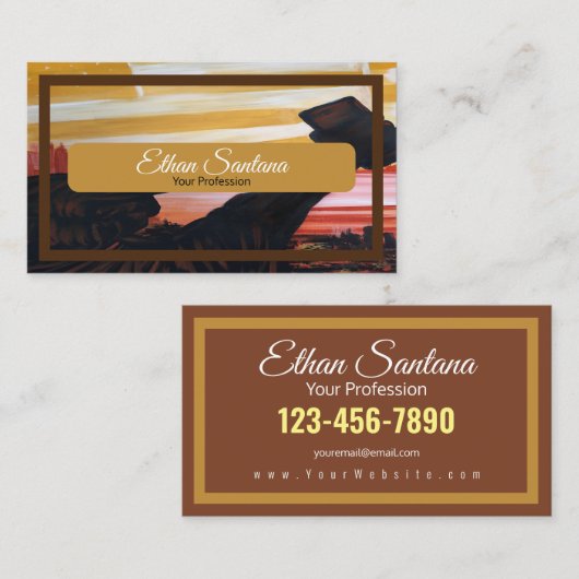 Carte De Visite Alimentation cellulaire (Devant / Derrière)