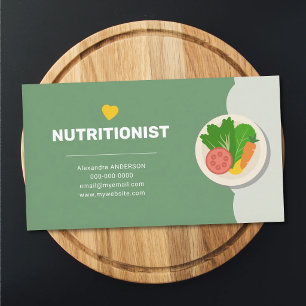 Carte De Visite Alimentation saine - Nutritionniste