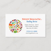 Carte De Visite Alimentation Snack Vendeur Vending Machine Service (Devant)